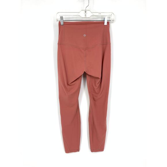 Lululemon Unlimit High Rise Tight 25" Women's Size 6 Brier Rose Active Legging - Picture 4 of 5